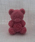 bougie ourson gentleman noeud papillon cadeau saint valentin.